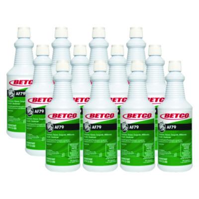 Betco AF79 Disinfectant Cleaner, Citrus Bouquet Scent, 32 oz Bottle, 12/Carton (791200)