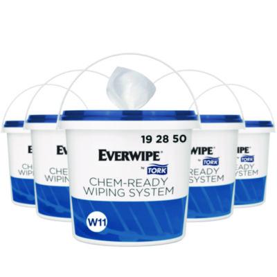 Tork Chem-Ready Buckets, 8.5 x 7 x 7, White, 5/Carton (192850)
