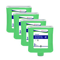 SC Johnson Professional Estesol Hand, Hair and Body Cleaner Manual Cartridge, Rainforest Scent, 2 L, 4/Carton (HAB2LT)