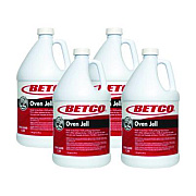 Betco Oven Jell Cleaner, Lemon Scent, 1 gal Bottle, 4/Carton (1390400)