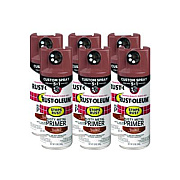 Rust-Oleum Stops Rust 5-in-1 Spray Paint, Rusty Metal, 12 oz Aerosol Can, 6/Carton (384755)
