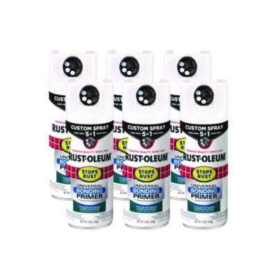 Rust-Oleum Stops Rust 5-in-1 Spray Paint, White, 12 oz Aerosol Can, 6/Carton (384759)