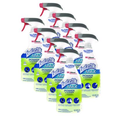 Fantastik MAX Power Cleaner, Pleasant Scent, 32 oz Spray Bottle, 8/Carton (323563)