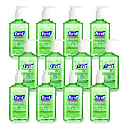 PURELL Advanced Hand Sanitizer Soothing Gel, 12 oz Pump Bottle, Fresh Scent, 12/Carton (363912CT)