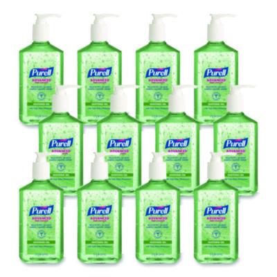 PURELL Advanced Hand Sanitizer Soothing Gel, 12 oz Pump Bottle, Fresh Scent, 12/Carton (363912CT)