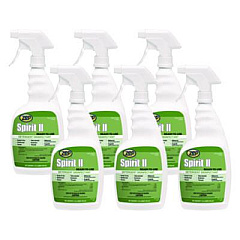Zep Spirit II Ready-to-Use Disinfectant, Citrus Scent, 32 oz Spray Bottle, 12/Carton (67909)
