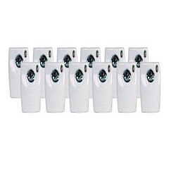 Boardwalk Metered Air Freshener Dispenser, 3.5 x 3.75 x 9.5, White, 12/Carton (908CT)