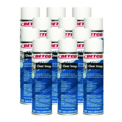 Betco Clear Image Glass and Surface Cleaner, Rain Fresh Scent, 19 oz Spray Bottle, 12/Carton (922302CT)