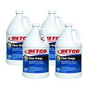 Betco Clear Image Glass and Surface Cleaner, Rain Fresh Scent, 1 gal Bottle, 4/Carton (1920400)