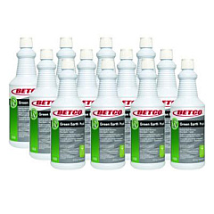 Betco Green Earth Push Enzyme Multipurpose Cleaner, New Green Scent, 32 oz Bottle, 12/Carton (1331200CT)