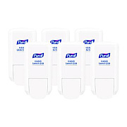 PURELL CS2 Hand Sanitizer Dispenser, 1,000 mL, 5.14 x 3.83 x 10, White, 6/Carton (412106CT)