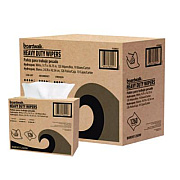 Boardwalk Hydrospun Wipers, 1-Ply, 9.75 x 16.75, White, 126/Box, 10 Boxes/Carton (HS1260W)