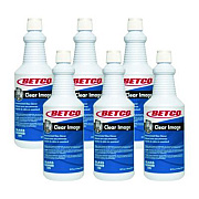 Betco Clear Image Glass and Surface Cleaner, Rain Fresh Scent, 32 oz Bottle, 6/Carton (1997000)