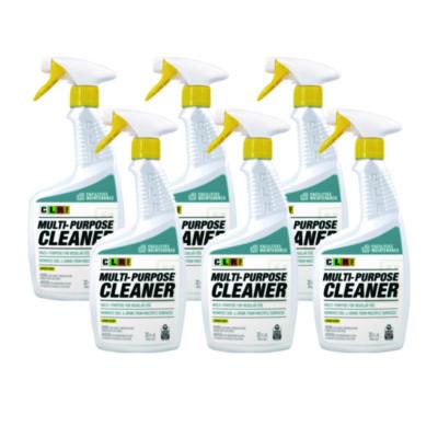 CLR PRO Multi-Purpose Cleaner, Lemon Scent, 32 oz Bottle, 6/Carton (FMMPC326PRO)
