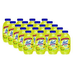 LYSOL Brand Clean and Fresh Multi-Surface Disinfectant Cleaner, Sparkling Lemon and Sunflower Essence, 10.75 oz Bottle, 20/Carton (93805CT)