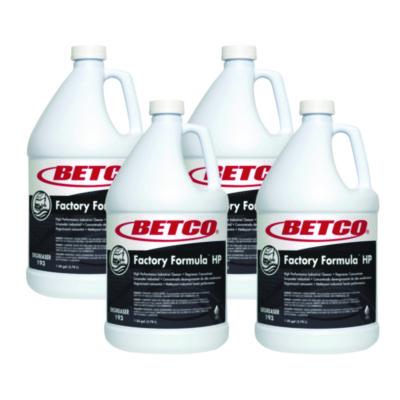 Betco Factory Formula HP Cleaner Degreaser, 1 gal Bottle, 4/Carton (1930400)