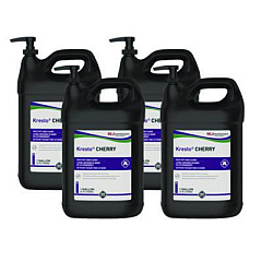 SC Johnson Professional Kresto Cherry Heavy Duty Hand Cleaner Manual Cartridge, Cherry Scent, 1 gal, 4/Carton (KCH1G)