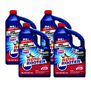 ROTO-ROOTER Gel Clog Remover, 1 gal Bottle, 4/Carton (351399)