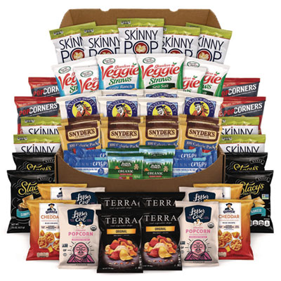 Snack Box Pros Big Healthy Snack Box, 61 Assorted Snacks/Box (700S0025)