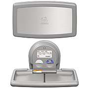 Koala Kare Horizontal Baby Changing Station, 35.94 x 20.75, Gray (KB30001SS)