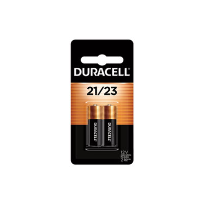 Duracell Specialty Alkaline Battery, 21/23, 12 V, 2/Pack (MN21B2PK)