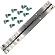 Rubbermaid Commercial Hinge with Hardware for Container, 1.5 x 18 x 0.5, Gray (FG3975L90000)