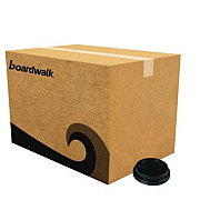 Boardwalk Hot Cup Lids, Fits 10 oz to 20 oz Hot Cup, Plastic, Black, 1,000/Carton (HOTBL1020)