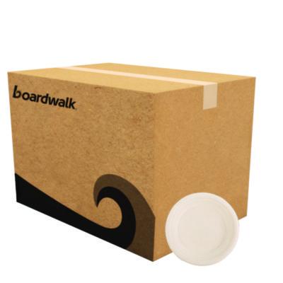 Boardwalk Bagasse PFAS-Free Dinnerware, Plate, Sugarcane, 6" dia, Tan, 1,000/Carton (PLATEWF6NPFA)