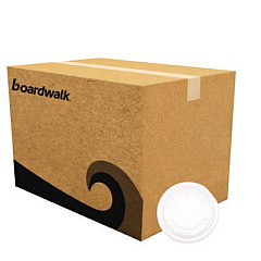 Boardwalk Souffle/Portion Cup Lids, Fits 3.25 oz to 5.5 oz Portion Cups, Plastic, Clear, 2,500/Carton (PRTLID4)