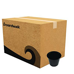 Boardwalk Souffle/Portion Cups, 5.5 oz, Plastic, Black, 2,500/Carton (PRTN55BL)