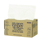 Sellars Clean Task Utility Wipers, 1-Ply, 9 x 10.25, White, 250 Sheets/Box, 24 Boxes/Carton (18309)