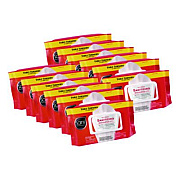 Sani Professional No-Rinse Sanitizing Multi-Surface Wipes, 1-Ply, 8 x 9, Unscented, White, 72 Wipes/Pack, 12 Packs/Carton (M30472)