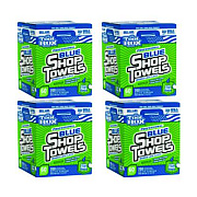 Sellars TOOLBOX Blue Shop Towels, 1-Ply, 10 x 12, Blue, 200 Sheets/Box, 4 Boxes/Carton (55202)