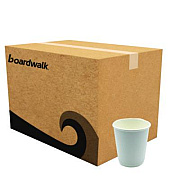Boardwalk Paper Hot Cups, Double-Walled, 8 oz, White, 500/Carton (DW8HCUP)