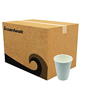Boardwalk Paper Hot Cups, Double-Walled, 12 oz, White, 500/Carton (DW12HCUP)