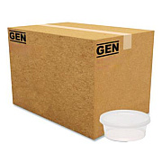 GEN Plastic Deli Container with Lid, 8 oz, Clear, Plastic, 240/Carton (DELI8OZ)