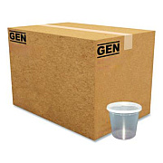 GEN Plastic Deli Container with Lid, 24 oz, Clear, Plastic, 240/Carton (DELI24OZ)