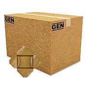 GEN Reclosable Kraft Take-Out Box, 54 oz, 8.51 x 6.3 x 1.8, Brown, Paper, 200/Carton (PAPERBOX2)