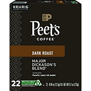 Peet's Coffee & Tea Major Dickason's Blend K-Cups, 22/Box (6547)