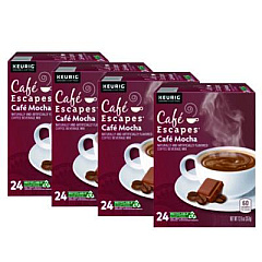 Caf Escapes Mocha K-Cups, 24/Box, 96/Carton (6803CT)