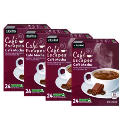 Caf Escapes Mocha K-Cups, 24/Box, 96/Carton (6803CT)