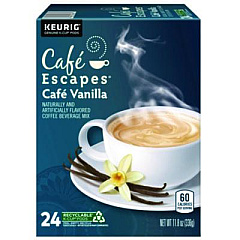 Caf Escapes Cafe Vanilla K-Cups, 24/Box (6812)