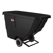 Suncast Commercial 0.75 cu yd Light Duty Tilt Truck, 750 lb Capacity, Black (RMTTLD75D)