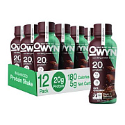 OWYN 20 g Protein Drink, Chocolate, 12 oz Bottle, 12/Carton (38200001)