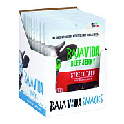 Baja Jerky Beef Jerky Street Taco Snack Pack, Street Taco, 1 oz Packet, 12/Carton (22002308)