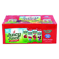 Juicy Juice Juice Box Variety Pack, Assorted Flavors, 6.75 oz. Box, 32/Carton (22002370)