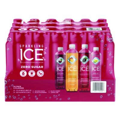 Sparkling ICE Fruit Frenzy Variety Pack, Assorted Flavors, 17 oz Bottle 24/Carton (22002383)
