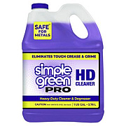 Simple Green Pro HD Heavy-Duty Cleaner, Unscented, 1 gal Bottle, 4/Carton (13421)