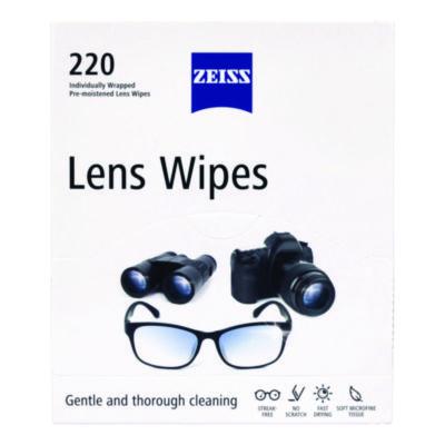 ZEISS Lens Wipes, 6 x 5, 220/Carton (22002393)