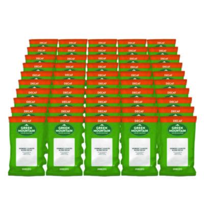 Green Mountain Coffee Vermont Country Blend Decaf Coffee Fraction Packs, 2.2oz, 50/Carton (5161)